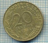 7557 MONEDA- FRANTA - 20 CENTIMES - anul 1984 -starea ce se vede, Europa