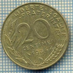 7557 MONEDA- FRANTA - 20 CENTIMES - anul 1984 -starea ce se vede