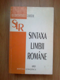 D1c Sintaxa Limbii Romane - Gh. Constantinescu (editia a IIa , revazuta)