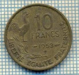 7559 MONEDA- FRANTA - 10 FRANCS - anul 1953 B -starea ce se vede