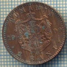 7578 MONEDA- ROMANIA - 2 BANI - anul 1900 B -starea ce se vede