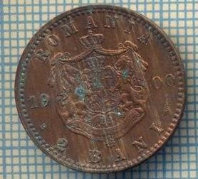 7578 MONEDA- ROMANIA - 2 BANI - anul 1900 B -starea ce se vede