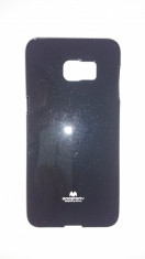 Husa Samsung Galaxy S6 Edge+ Goospery Jelly Case Neagra / Black foto