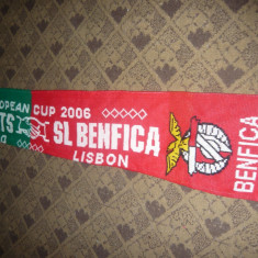 Fular al Suporterilor Meci de Fotbal Celtic Glagow-Benfica Lisabona , L= 140 cm