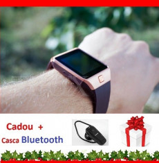 Ceas Telefon Inteligent Smartwatch DZ09 2017 Android slot SIM GSM foto