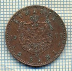 7574 MONEDA- ROMANIA - 2 BANI - anul 1900 B -EROARE -starea ce se vede
