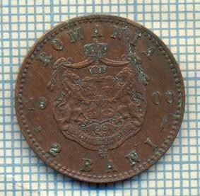 7574 MONEDA- ROMANIA - 2 BANI - anul 1900 B -EROARE -starea ce se vede foto