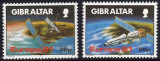 Gibraltar 1991 - Comumnicatii,cosmos,Europa 2v. neuzat,perfecta stare(z), Nestampilat