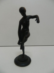 STATUETA NUD DANSATOARE BRONZ foto