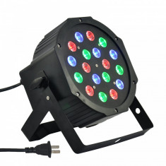 Proiector efect lumini Led Flat Par Light RGB foto