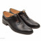 Pantofi barbati piele naturala negri casual-eleganti cod P65N - Editie de LUX