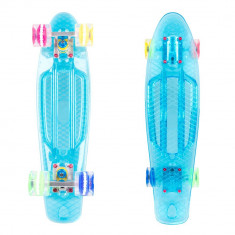 Penny board WORKER Transpy 500 22&amp;#039;&amp;#039; cu roti iluminate foto