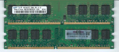 Memorie RAM DDR 2 SAMSUNG 1 GB 667 MHz PC2-5300U-555 foto
