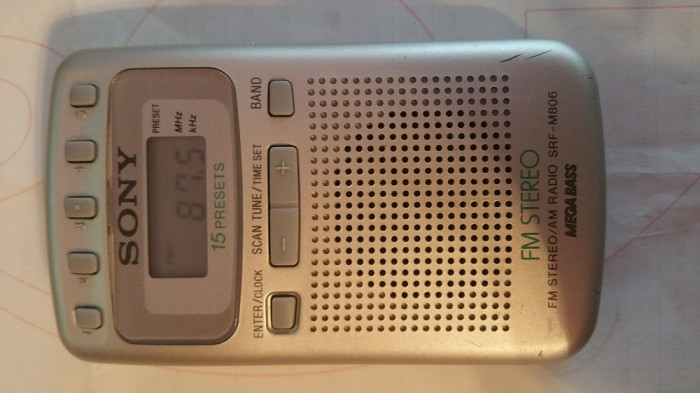 radio sony digital sony srf-m806