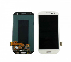 Display cu TouchScreen Samsung i9300 Galaxy S3 cu Rama Original SWAP Alb foto