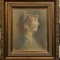 TABLOU , COSTIN PETRESCU , PORTRET DE FATA , U/P, 1920