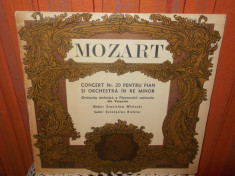 -Y- MOZART -SVIATOSLAV RICHTER - CONCERT NR.20 PENTRU PIAN SI ORCHESTRA VINIL foto