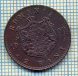 7597 MONEDA- ROMANIA - 2 BANI - anul 1900 B -EROARE -starea ce se vede