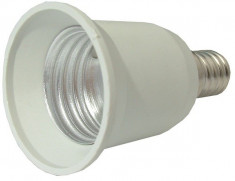 Adaptor dulie E14 - E27 foto