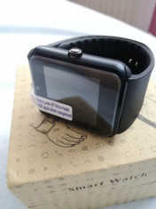 Smartwatch GT08 bluetooth, cartela SIM camera telefon compatibil Android foto