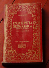 carte limba italiana volumul II litere G-P / Enciclopedia Geografica anul 1969 ! foto