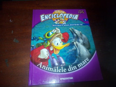 ENCICLOPEDIA DISNEY volumul 4 ANIMALELE DIN MARE foto