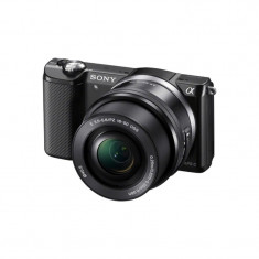 Aparat foto Mirrorless Sony A5000 negru + Obiectiv E SEL 16-50mm f/3.5-5.6 PZ OSS foto