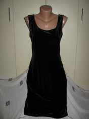 Rochie catifea neagra L.Kurtz Mar 40/ 42 foto