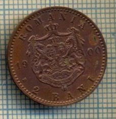 7617 MONEDA- ROMANIA - 2 BANI - anul 1900 B -starea ce se vede