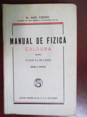 Manual de fizica. Caldura pentru clasa a 5a de liceu foto