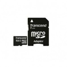 Card de memorie microSDHC Transcend 4Gb , Class 4 foto