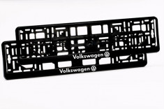 Suporti numar inmatriculare VW (set 2 buc) foto