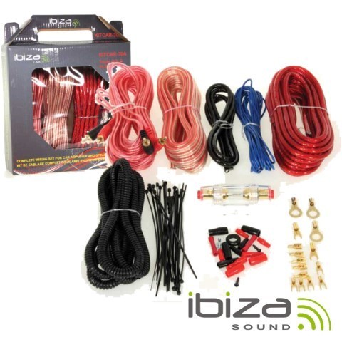 Kit complet cabluri amplificator IBIZA SOUND foto mare Kit complet cabluri amplificator IBIZA SOUND foto mare