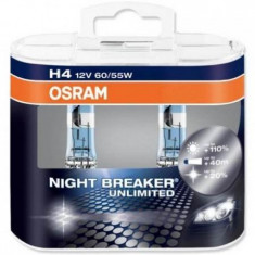 Set 2 becuri H4 Osram Night Breaker Unlimited foto