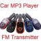 Modulator / Mp3 auto 12V/24V, Fm cu telecomanda, ecran LCD, USB si slot Card