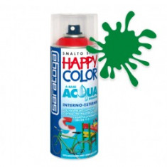 Spray vopsea Verde Deschis Ral 6029 HappyColor Acqua pe baza de apa, 400ml foto