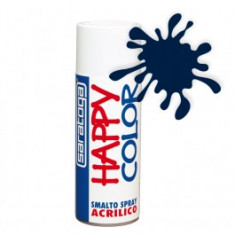 Spray vopsea Albastru Safir Ral 5003 HappyColor Acrilic, 400ml foto