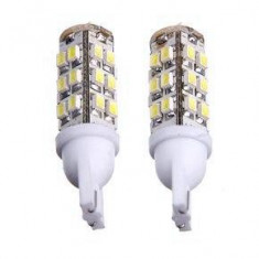 Set 2 becuri T10 cu 28 LED-uri SMD 12V (pozitie) foto