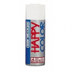 Spray vopsea Primer Transparent pentru suprafete plastice si metalice, HappyColor, 400ml foto