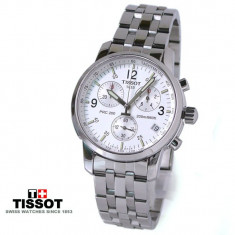 Ceas Tissot Prc200 Chronograph White Edition foto