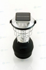 Lampa Solara cu 36 Led-uri ideala pentru drumetii / camping / pescuit foto