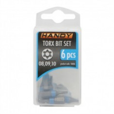 Set chei bit cap Torx (T): T8, T9, T10, 6 piese in cutie de stocare foto