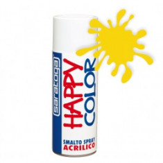 Spray vopsea Galben Cadmiu Ral 1021 HappyColor Acrilic, 400ml foto