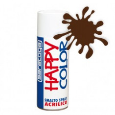 Spray vopsea Maro Inchis Ral 8011 HappyColor Acrilic, 400ml foto