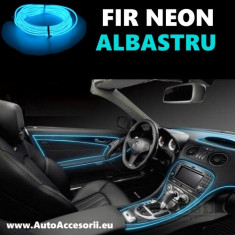 Fir NEON culoare ALBASTRU (lungime 1M) foto