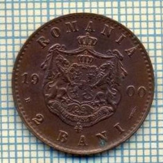 7614 MONEDA- ROMANIA - 2 BANI - anul 1900 B - EROARE -starea ce se vede