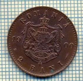 7614 MONEDA- ROMANIA - 2 BANI - anul 1900 B - EROARE -starea ce se vede