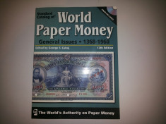 Catalog World Paper Money 1368 - 1960 12th Edition (2008)+ DVD, 1216 pag, foto