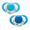 Suzeta Chicco silicon Physio Compact, forma ergonomica, 12luni+, 2buc, blue