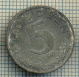 7728 MONEDA- AUSTRIA - 5 GROSCHEN - anul 1968 -starea ce se vede, Europa